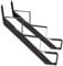 Treppenrahmen 2-10 Stufen-Wahl Stahl-Treppe RAL 7016 Anthrazit Treppenholm/Wählen Sie die Stufen-Anzahl (2 stufig) (3 stufig)
