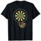 Faultier Dartscheibe Darts T-Shirt