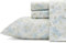 Laura Ashley Queen-Bettwäsche-Set aus weichem Baumwoll-Satin, glatt, atmungsaktiv (Rena Teal, Queen)