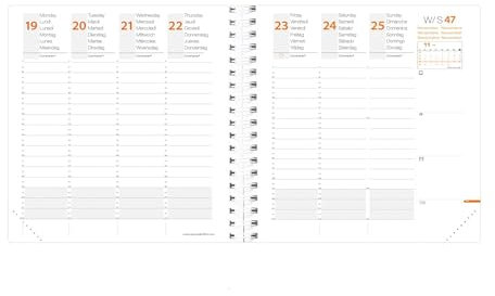 Kalender-Einlage Time & Life ML Medium 2022: Einlage Terminkalender: Taschenformate