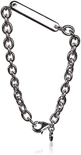 PANDORA Gravurarmband mit Kabarbiner-Verschluss zum Hinterlassen für eine persönliche Botschaft aus Sterling-Silber, 16 cm