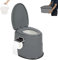 Alightup Toilette Camping Toilette Seche Pot de Chambre Adulte Couverde Portable avec Porte Papier Hygiénique Tapis Antidérapant pour Camping Voyage Gris