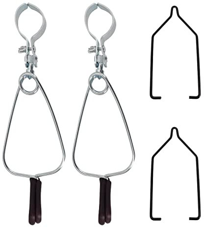 Surfante Reptile Clamp Stand Fixture Adjustable Heat Lamps Dome Holder Suitable for 5.5~8.5 inches Dome