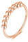 925 Sterling Silber Angst Spinning Ring mit Perlen I Anti-Stress Dekompression Angstring zum Drehen Stressabbau für Damen, Frauen und Mädchen (Rosegold, 56)