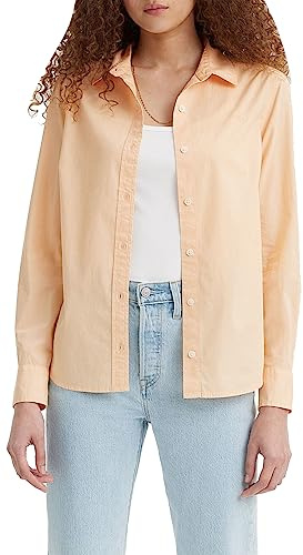 Levi's Women's New Classic Fit Bw Shirt Shirt, Almond Cream, L