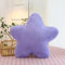 Kissen Stern Plüschkissen Stern Wurfkissen Schlafkissen Gefülltes Kissen für Heimdekoration (40cm, Purple)