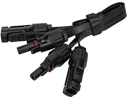 Superflaches Kabel mit MC4-Anschlüssen
