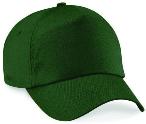 Integriti UK Plain Baseball Cap 10+ Colours Mens Ladies Hat Summer Adjustable Bottle Green
