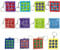 Scettar Lot de 18 porte-clés Tic Tac Toe pour enfants âgés de 8 à 12 ans, en plastique, mini sac à dos, pour fête, cadeau d'anniversaire, garçons et filles (12 couleurs), multicolore, taille unique