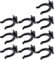 10 Pièces Attache Plinthe Cuisine, Fixation Plinthe Cuisine, Clip Plinthe Cuisine, Clips Plinthe Cuisine, Clip de Fixation Pied Meuble