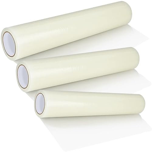 Carpet Protector Rolls Strong Self Adhesive Carpet Protection Film Waterproof Clear Sticky Back for Carpets & Stairs (600mm x 100m)