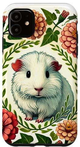 Custodia per iPhone 11 Cavia illustrazione carino cavie