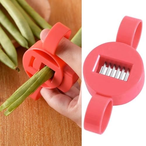 Brilliant handlicher kleiner Bohnenschneider, Bohnenschneider, scharfes Schneiden von Bohnen, schnelles Schneiden von Bohnen, leicht zu reinigen, Küchenhobel, Gadget für Gemüse