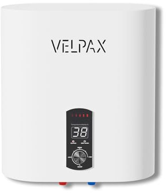 Scaldabagno elettrico Murale, scaldabagno istantaneo con serbatoio da 50 L, controllo della temperatura esterna, display digitale della temperatura [Classe di efficienza energetica A]