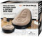 2 Piece Single Inflatable Air Sofa Chair & Footrest - Indoor Blow up Lounger Chairs for Adults & Children | For Vacation, Home & Camping - Gaming Chair, Movies & Reading - 95 x 85 x 80cm