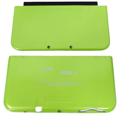 Hzxkqmil Replacement Front & Back Housing Shell for Nintendo New 3DS XL Console, Upper/Bottom Cover Plates DIY Faceplate Accessories for New 3DSXL (Green)