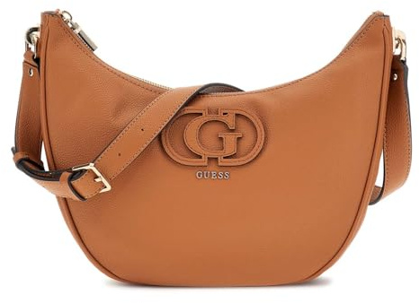 GUESS Calebra Hobo Shoulder Bag Cognac