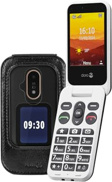 Doro Leva L20 Protect Pack - Socle Chargeur Inclus - Cover | Téléphone senior avec grandes touches et utilisation simplifiée, grand écran, son HD, chargeur inclus