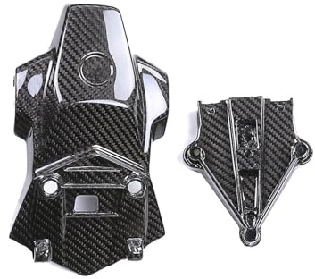 Motorbike Number Plate Holder For BMW S1000RR 2023 2024 2025 3K Dry Carbon Fiber Motorcycle Body Fairing Kits License Plate Holder