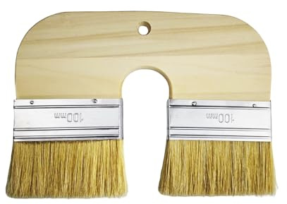 Kalkwaschpinsel, mühelose Reinigung, 24,5 x 17 x 1,1 cm, Limettenwaschapplikator, Wandfarben-Applikator, einfache Handhabung, für Innenbereich, Renovierung, Dusche