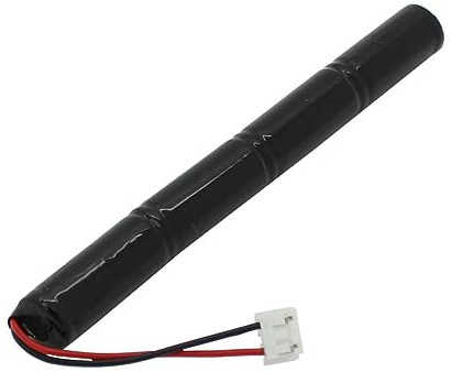 Notleuchtenakku NiMH 4,8V 500mAh L1x4 Lady N mit 60mm Kabel und Stecker kompatibel mit Fega und Schmitt KMU003