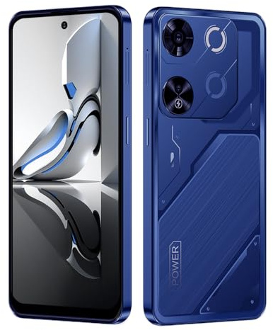 JoyHandy 4G Smartphone, schermo HD da 16,8 cm, 32 GB ROM (SD fino a 256 GB), sistema operativo Android 12.0, batteria grande da 5000mAh, cellulare Face ID/GPS/WiFi/OTG/Dual SIM (Blu Profondo)