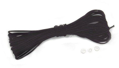 Relags Seil Relags Gummiseil, schwarz, 10 m, 122300