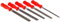 Famex 8115-5 - Set di 5 lime per metallo