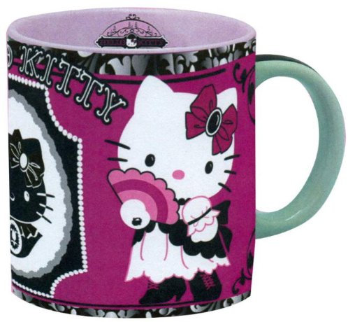 hello kity - Mug céramique noire