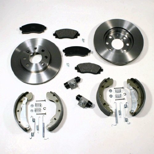Bremsscheiben/Bremsen + Beläge + Bremsbacken Set vorne + hinten
