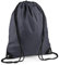 Shirtinstyle Sportbeutel, Gymnastikbeutel, Gymsac, Schuhbeutel mit Kordel, Farbe graphite
