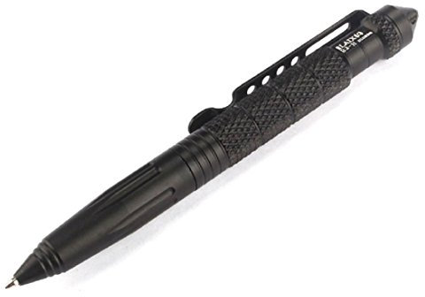 HandLife(TM Mehrzweck-Aluminium Tactical Pen Notfallglasbrecher-Werkzeug (Black)