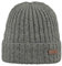 Barts Herren Haakon Turnup Baskenmütze, Grau (Heather Grey 0002), One Size (Herstellergröße: Uni)