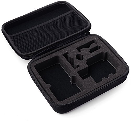 GLORICH EVA Collection Box Protective Shell Box Compatible with Cameras GoPro Hero 4 3+ 3 2 1 Black Waterproof (Medium)
