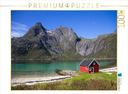 CALVENDO Puzzle Fjord der Lofoten | 1000 Teile Lege-Größe 64 x 48 cm Foto-Puzzle für glückliche Stunden