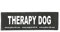 Julius-K9 162LR-K-41085 Klettaufschrift, Therapy Dog, klein, schwarz