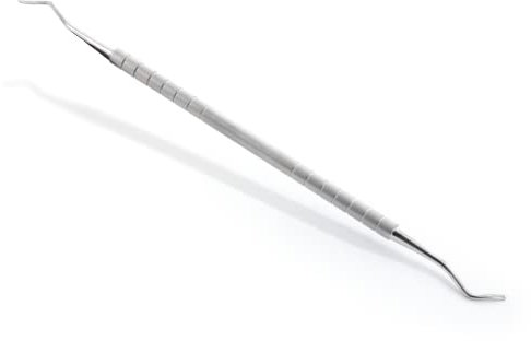OTTO HERDER ECKENHEBER EXCAVATOR- Nagelheber Doppelinstrument rostfrei 17cm für Manicure/Pedicure Fusspflege mit gebogenen Enden für die Bearbeizun der Nagelfalz