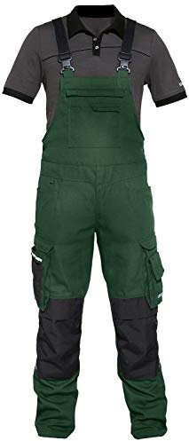 Uvex Perfexxion Premium 3660 Herren-Arbeitshose - Grüne Männer-Latzhose 58