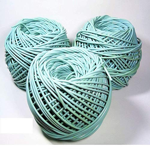 Tout Le Fil de Culture des aroboles et des Plantes Macarons en Caoutchouc. 3 unités de 1 kg de 3,50 mm. PVC Extensible pour l'enterrement ou l'enterrement de Vigne, Arbres ou Plantes.