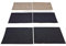 Filzplatten selbstklebend eckig 6 Stück, 20 x 12 cm in schwarz und grau, weich, mehrere Dicken, Material: Wolle/Viskose, als Klapperschutz oder Kratzschutz für Bastler an Autos und Motorrädern