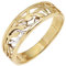 Jobo Damen-Ring aus 585 Gold Bicolor mit Diamant Größe 58