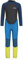 Mountain Warehouse Kids Full Wetsuit - 2.5mm Thickness, UPF50+ Sun Protection, Neoprene Children's Wetsuit, Flat Seams & Easy Glide Zip Swimming Wetsuit Bright Blue 7-8 Years