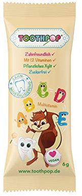 Toothpop Zahnpflege Lolli 2in1 Multivitamin, 10er Pack (10 x 1 Stück)