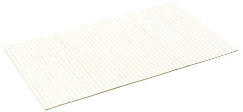 PANA® Badematte Bambus • rutschfeste Bambusmatte für Badezimmer, Küche, Eingang • Hygienisch & Pflegeleicht • Holzmatte 50x80 cm in Weiß