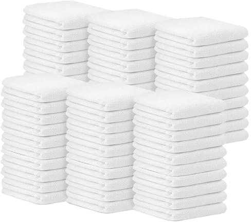 Avalon Towels Frottee Putzlappen (35,6 x 43,2 cm) Vorteilspack aus 100% Baumwolle – sehr saugfähig und langlebig für den Mehrzweckeinsatz in der Küche, im Auto und in der Industrie (weiß)