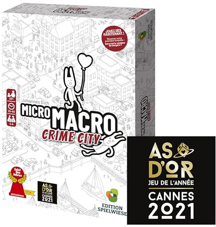 Spielwiese Micro Macro Crime City, Gesellschaftsspiel, Ref SPI001MA, mehrfarbig