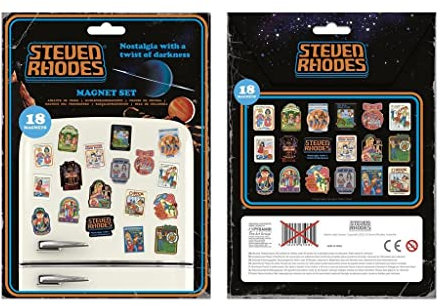 Pyramid International Steven Rhodes' Dark Nostalgie Design Magnet Set of 18