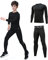 Leeboom Thermounterwäsche Kinder Fußball Thermohose Kinder Funktionswäsche Atmungsaktiv Skiunterwäsche Kinder Thermounterwäsche Sport Schnell Trockend Sportunterwäsche Kinder Fussball Unterwäsche