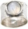 Ring Ringe Bijouterie Vintage Böhmische Mondstein Eheringe Für Frauen Weißgold Farbe Retro Große Große Stein Versprechen Ringe Aussage Mädchen Schmuck 9 Stylea
