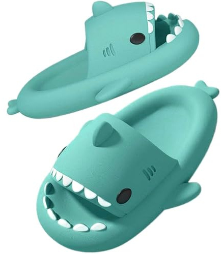 SAGUARO Zapatillas de Casa de Tiburón para Niños y Adultos Tallas 24-47 EU | Chanclas Tiburon,EVA Pantuflas,Ligeras,Antideslizantes,Ideales para el Baño, Playa, Piscina y el Hogar